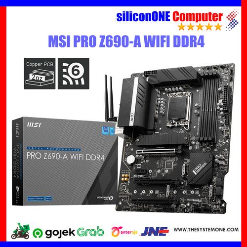Gambar MSI PRO Z690-A WIFI DDR4 LGA1700 dari silicon ONE Computer Kota Bandung Tokopedia