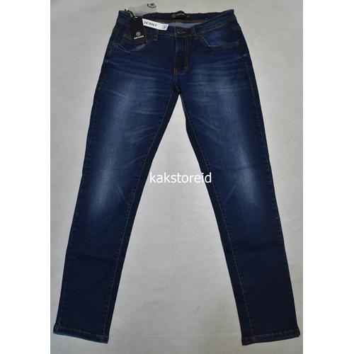 Jual Celana Jeans Panjang Wanita NEVAD* Denim Tua Skinny JNY 23 - 27