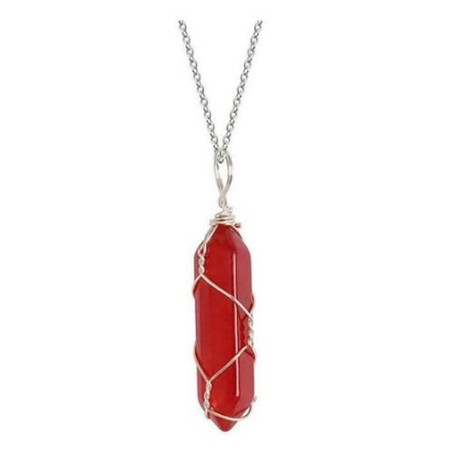 Jual Carnelian Necklace Red Orange 