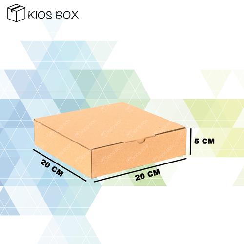 Gambar Kardus Polos Dus Pizza Dus Kaos 20x20x5 dari KiosBox Kota Bandung Tokopedia
