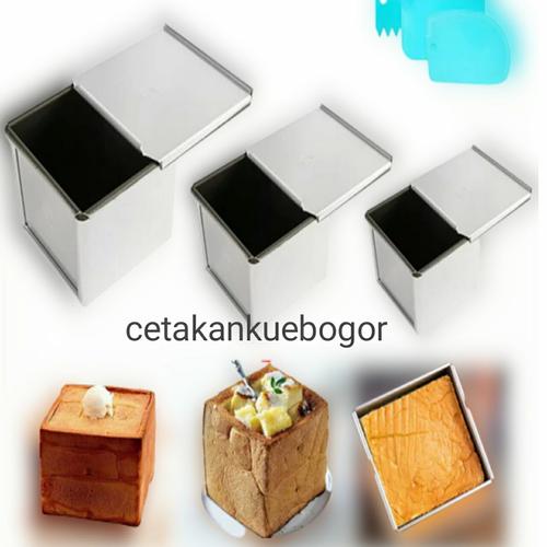 Promo Loyang roti tawar kubus /cetakan roti kotak mini-loyang loaf cube ...