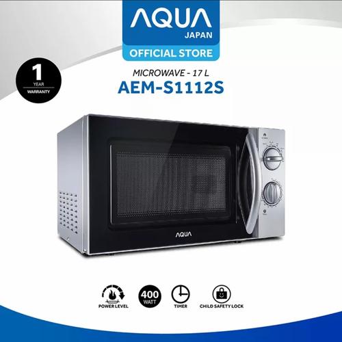 Promo microwave oven Aqua Japan tipe aems1112S 17 liter Kota