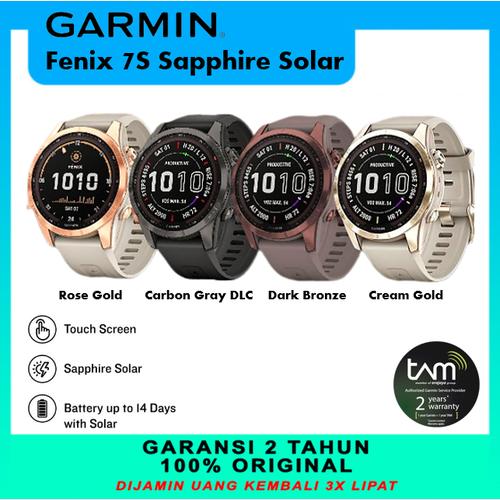 Jual Garmin Fenix 7S Sapphire Solar - Dark Bronze - Kota Tangerang Selatan  - Bcare Official | Tokopedia