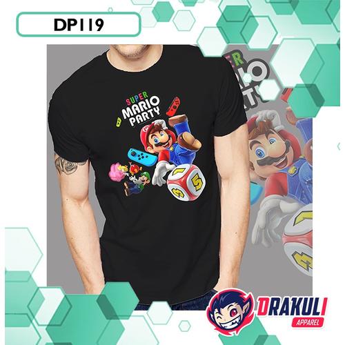 Jual T Shirt DP119 Super Mario Party 