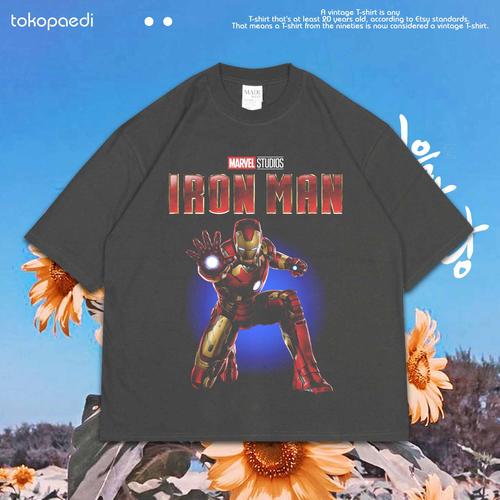 Jual Kaos Oversize IRON MAN Vintage T 