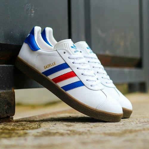 Jual Sepatu Adidas Gazelle White Blue 