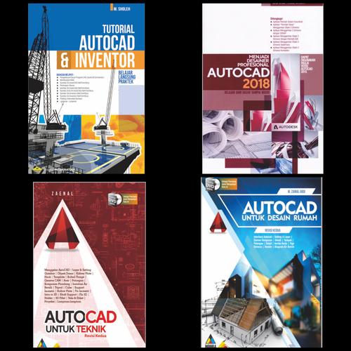 Jual Buku paket autocad untuk desain rumah dan teknik autocad 2018 ...