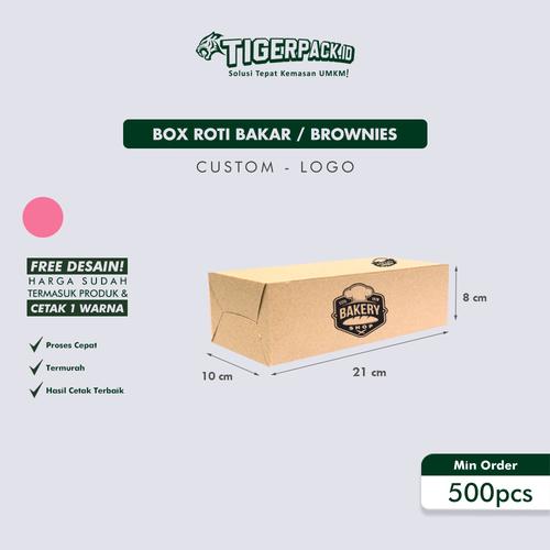 Jual BOX ROTI BAKAR / BROWNIES - CETAK LOGO - Jakarta Barat - tigerpack ...