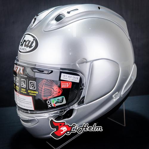 Jual HELM ARAI RX-7X | ALUMINIUM SILVER 
