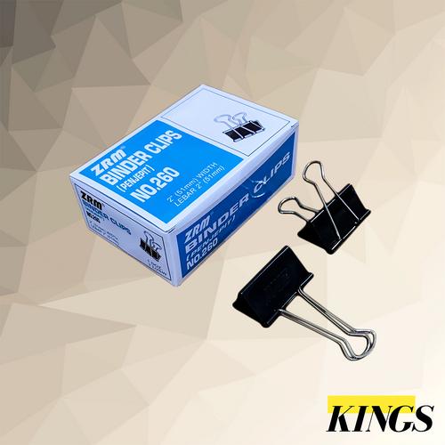 Jual ZRM Binder Clip / Klip / Penjepit Kertas No 260 Kota Bandung