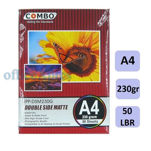 Jual Kertas Foto A4 / Photo Paper Silky / Double Side Matte / Stiker