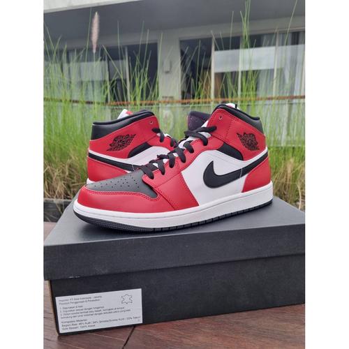 Jual Nike Air jordan 1 Mid Chicago black toe - Kota Tangerang -  Ahmconsignment | Tokopedia