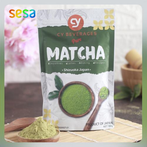 Gambar CY Beverages Pure Matcha Powder 100gr dari SESA Official Jakarta Selatan Tokopedia