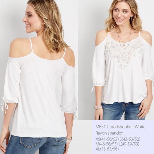 maurices white tops