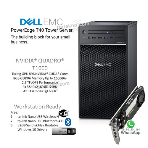 Jual Dell T40 32GB Quadro T1000 1TB SSD Server and Workstation