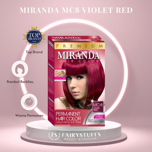 Jual Miranda Hair Color Premium Cat Pewarna Rambut Miranda MC 8 Violet