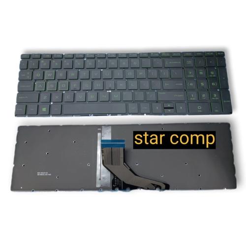 Jual Keyboard Hp Pavilion Gaming 15Cx0216tx TpnC135 Backlit Green