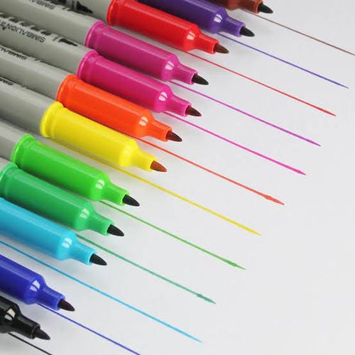 Jual SIMBALION PERMANENT DUAL TIP BRUSH PEN COLOR MARKER SPIDOL - Technical View
