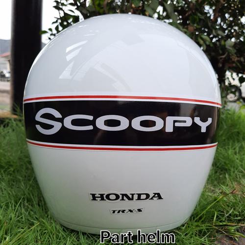 Helm scoopy custom original honda trx,s 