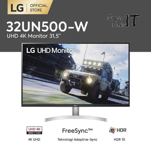 Promo Monitor LG 32UN500-W 32 inch UHD 4K VA HDR10 Garansi Resmi - Kota  Makassar - Super Laris IT | Tokopedia