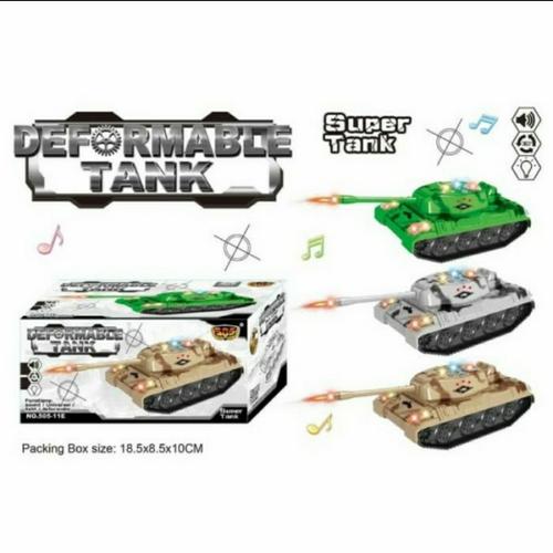 Jual Mainan Mobil Tank Roda Bump & Go - Lampu dan Bunyi Tembakan ...