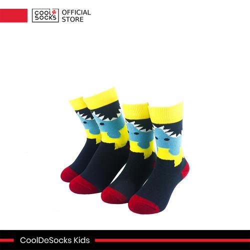 Gambar CoolDeSocks Kids | Kaos Kaki Anak Motif - Lion Bite - Medium dari CoolDeSocks Official Jakarta Barat Tokopedia