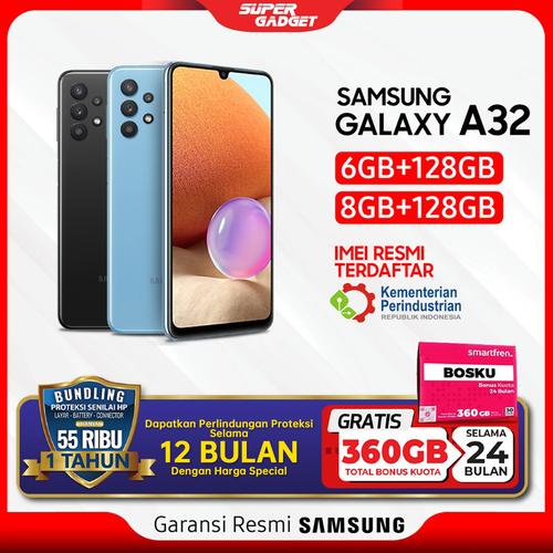 Gambar Samsung Galaxy A32 6/128 8/128 Kamera 4K GB RAM 6 8 ROM 128 Resmi SEIN - Awesome Black, A32 6/128 dari SUPER_GADGET Jakarta Pusat Tokopedia