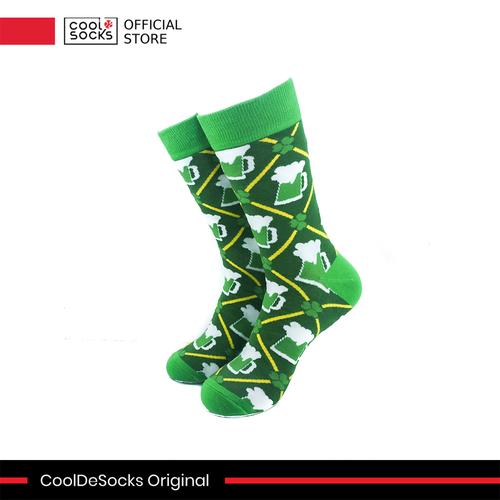 Gambar CoolDeSocks Original | Kaos Kaki Motif - Clover Beer Green dari CoolDeSocks Official Jakarta Barat Tokopedia