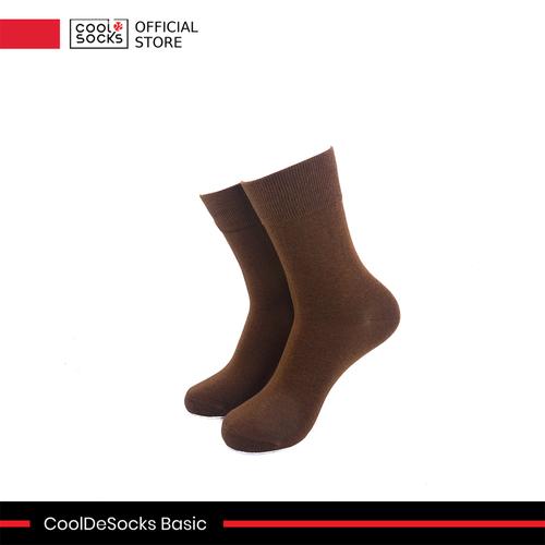 Gambar CoolDeSocks Basic - Brown| Kaos Kaki Polos Warna Coklat dari CoolDeSocks Official Jakarta Barat Tokopedia