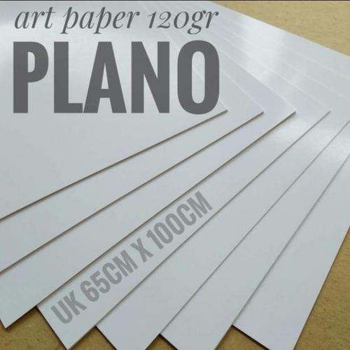 Jual 1 RIM KERTAS ART PAPER 120 GR UKURAN PLANO / 65 CM X 100 CM