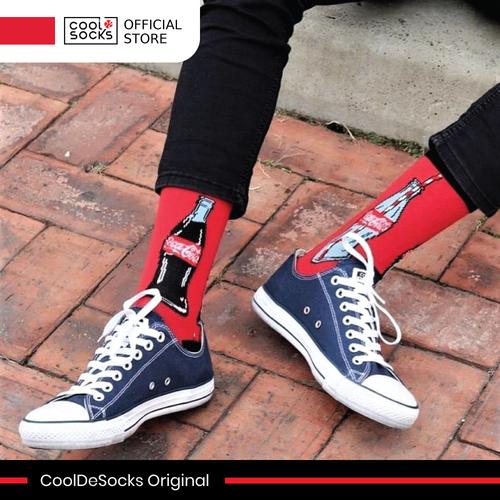 Gambar CoolDeSocks Original | Kaos Kaki Fashion - CocaCola Bottle dari CoolDeSocks undefined Tokopedia