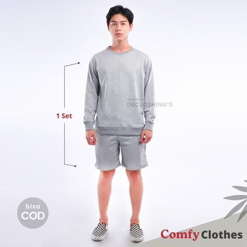 Promo Setelan Sweater Crewneck dan 