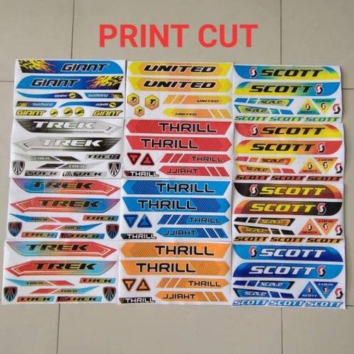 Jual Big Sale Stiker Frame Sepeda Speda 