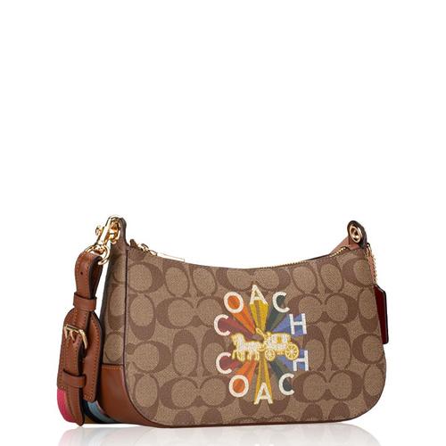 coach monogram baguette bag
