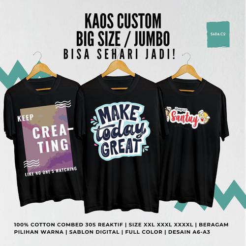 Jual CUSTOM KAOS DESAIN / KAOS KATA 