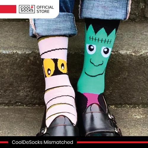 Gambar CoolDeSocks Mismatched| Kaos Kaki Motif - Frankenstein Mummy dari CoolDeSocks undefined Tokopedia