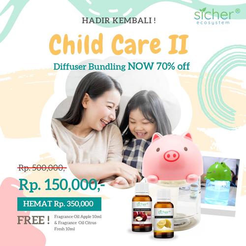 Gambar Child care diffuser bundling - Piggy Diffuser dari Sicher Ecosystem Jakarta Utara Tokopedia