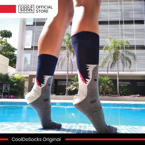 Gambar CoolDeSocks Original | Kaos Kaki Motif - Great White Bite dari CoolDeSocks Official Jakarta Barat Tokopedia