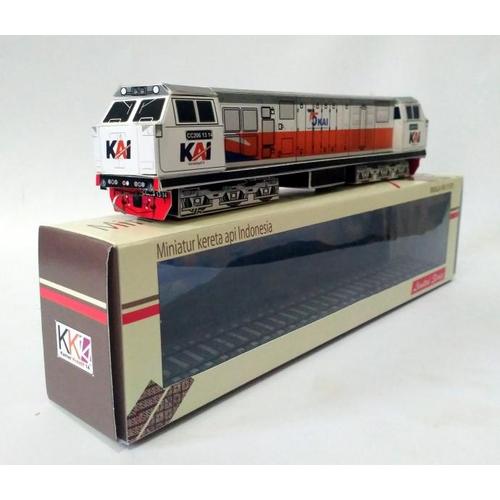 Jual Hutesal Lokomotif Cc206 Logo Baru Kai Miniatur Kereta Api