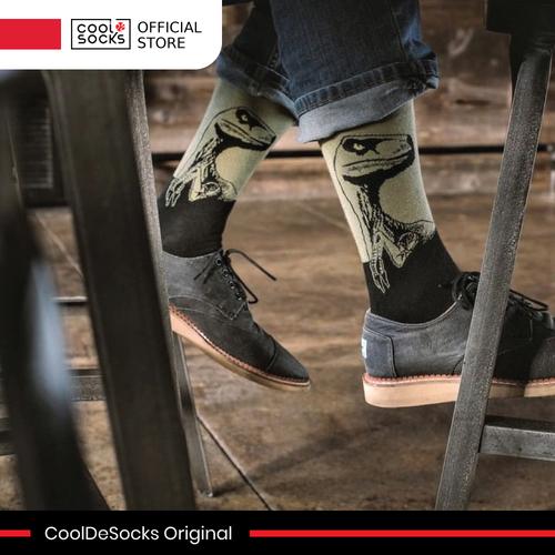 Gambar CoolDeSocks Original | Kaos Kaki Fashion - Raptor - Light Green dari CoolDeSocks Official Jakarta Barat Tokopedia