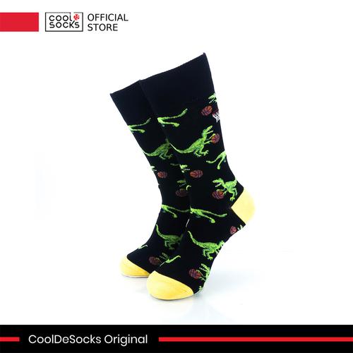 Gambar CoolDeSocks Original | Kaos Kaki Motif - Dino Dribble dari CoolDeSocks Official Jakarta Barat Tokopedia