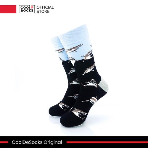 Gambar CoolDeSocks Original | Kaos Kaki Motif - Shark Swarm dari CoolDeSocks Official Jakarta Barat Tokopedia