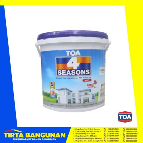 Jual TOA 4 SEASONS CAT TEMBOK EXTERIOR BRILLIANT WHITE 2.5 LITER Kota