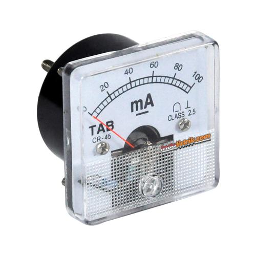 Jual Ampere Meter DC CR45 100mA 300mA 500mA Amperemeter Analog TAB