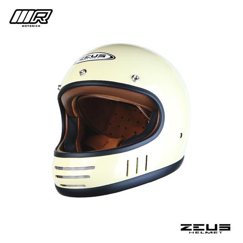 Jual ZEUS HELM ZS816C VINTAGE GLOSSY 