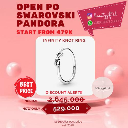 Jual Cincin Pandora Infinity Knot Ring 