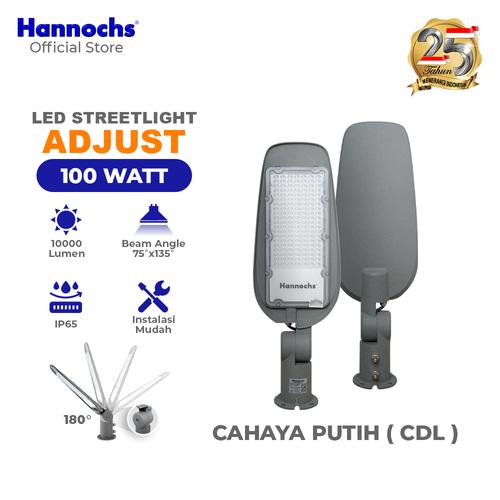 Promo Hannochs Lampu Jalan Outdoor LED Street light Adjust 100W Cahaya