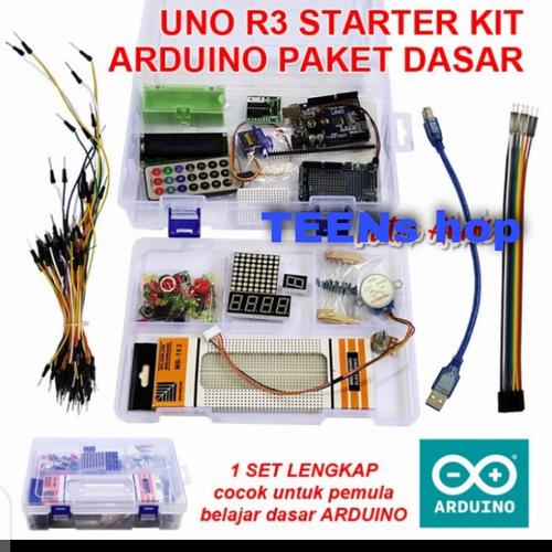 Jual Starter Kit -Paket Lengkap Dasar Arduino UNO R3 - Jakarta Pusat ...