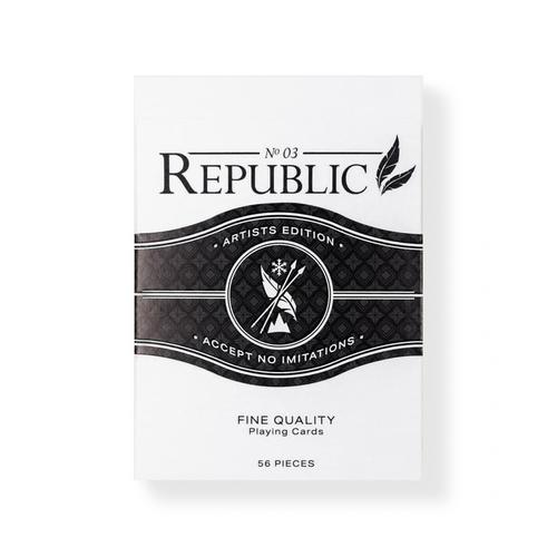 Gambar Kartu Remi Import Republic Artist Black Ellusionist (Playing Cards) dari Card Story Jakarta Barat Tokopedia
