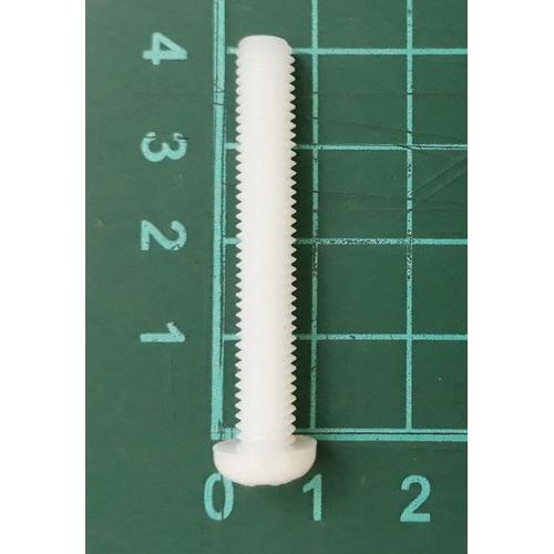 Gambar skrup baut screw plastik putih nylon M6 x 40 mm dari SentraOnlineShop Kab. Tangerang Tokopedia